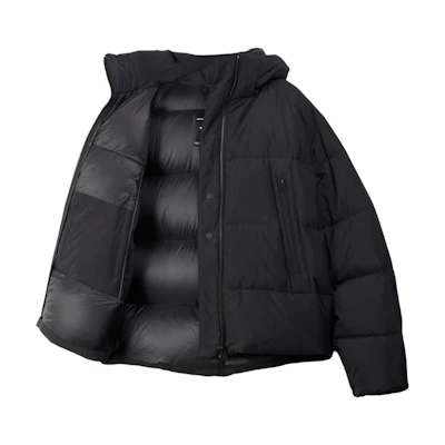 Y-3 Black Solid Color Hoodie Zip-Up Loose Jacket IW0067