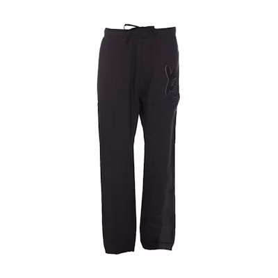 Y-3 Black Solid Elastic Waist Casual Pants Stylish and Minimalist H44805