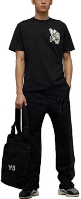 Y-3 黑色简约松紧腰休闲裤 时尚极简风格 H44805 Lookbook Y-3 黑色简约松紧腰休闲裤 时尚极简风格 H44805