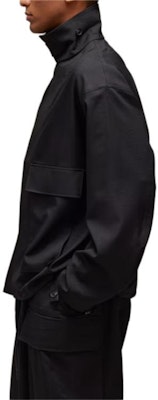 Y-3 Black Solid High-Neck Loose-Fit Long-Sleeve Coach Jacket. JN3719 Purchase Y-3 Black Solid High-Neck Loose-Fit Long-Sleeve Coach Jacket. JN3719