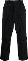 Y-3 Black Solid Relaxed Fit Ripstop Casual Pants IL2048 Y-3 Black Solid Relaxed Fit Ripstop Casual Pants IL2048