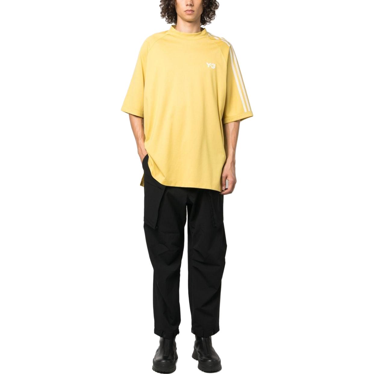 Lookbook Y-3 블랙 솔리드 릴랙스 핏 립스탑 캐주얼 팬츠 IL2048