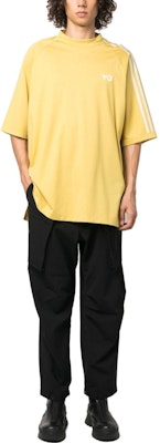 Y-3 블랙 솔리드 릴랙스 핏 립스탑 캐주얼 팬츠 IL2048 Lookbook Y-3 블랙 솔리드 릴랙스 핏 립스탑 캐주얼 팬츠 IL2048