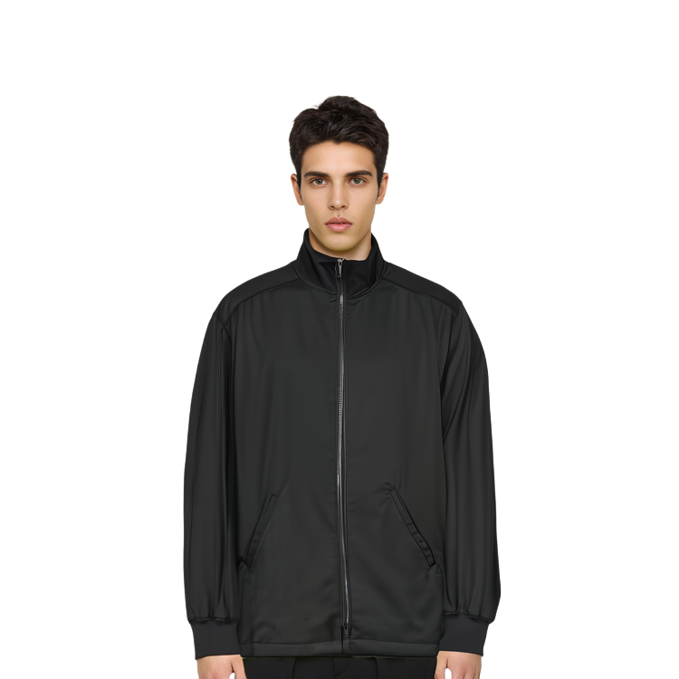 Sizing Chaqueta Negra Y-3 con Cuello Alto y Bolsillos con Cremallera. IN8704