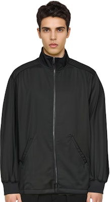 Chaqueta Negra Y-3 con Cuello Alto y Bolsillos con Cremallera. IN8704 Sizing Chaqueta Negra Y-3 con Cuello Alto y Bolsillos con Cremallera. IN8704