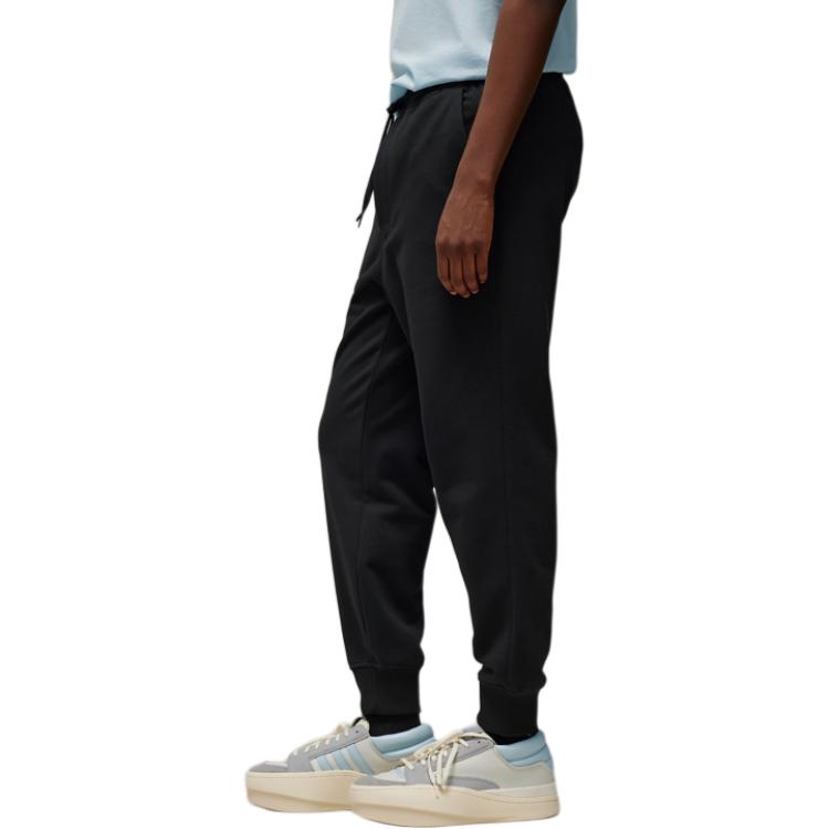 Purchase Y-3 블랙 로고 포켓 스트레이트 레그 조거 팬츠. IV5570