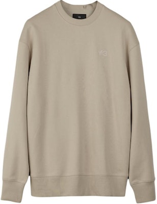 Y-3 クルーネック オーバーサイズ 長袖 スウェットシャツ ライトブラウン IV5581 Order Y-3 クルーネック オーバーサイズ 長袖 スウェットシャツ ライトブラウン IV5581
