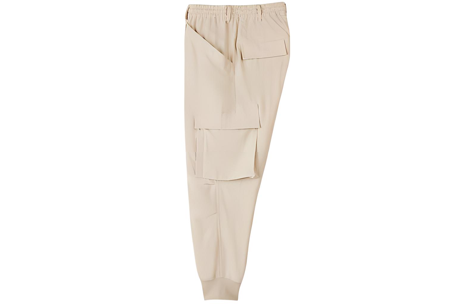 Y-3  Elastic Waist Straight Pocket Jogger Pants Light Brown. IV7842