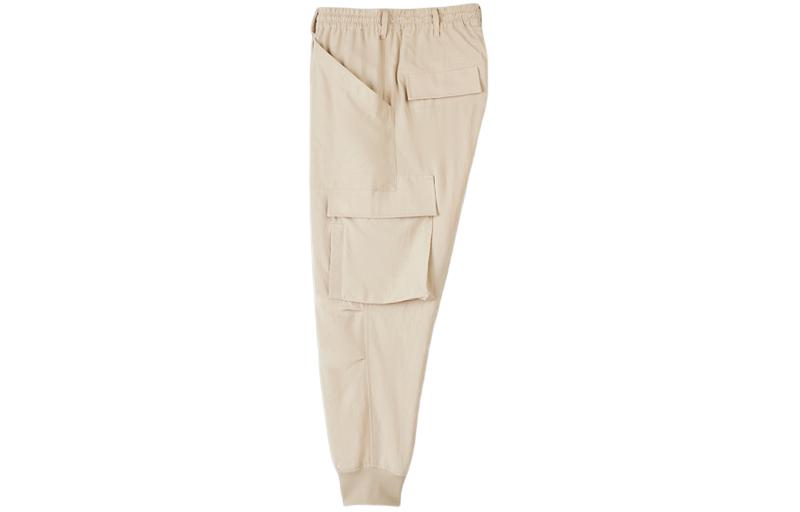 Order Y-3  Elastic Waist Straight Pocket Jogger Pants Light Brown. IV7842