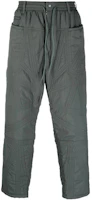 Y-3 Green Slim Tapered Zipper Casual Pants. IP7941 Y-3 Green Slim Tapered Zipper Casual Pants. IP7941