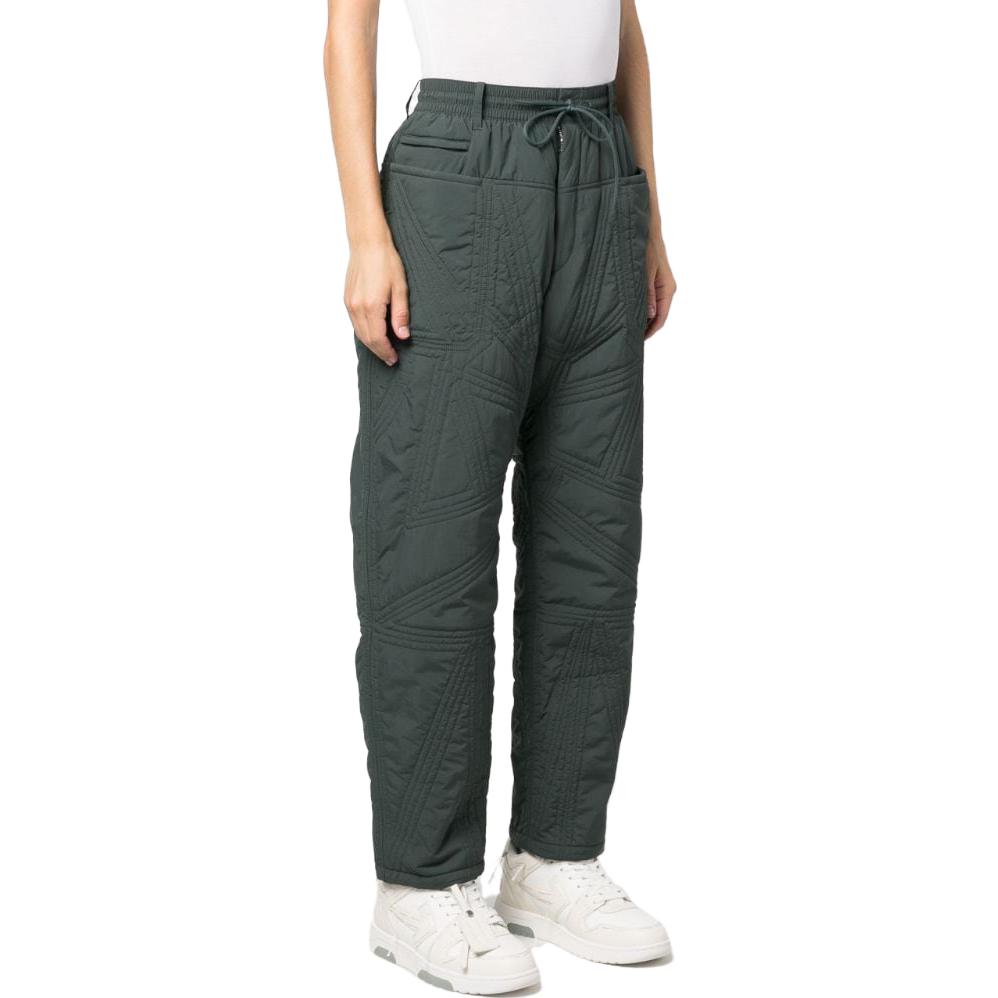 Y-3  Green Slim Tapered Zipper Casual Pants. IP7941 圖 5