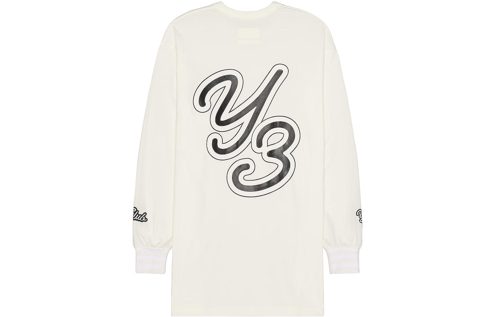 Lookbook Y-3 长袖圆领印花Logo上衣 IQ2147