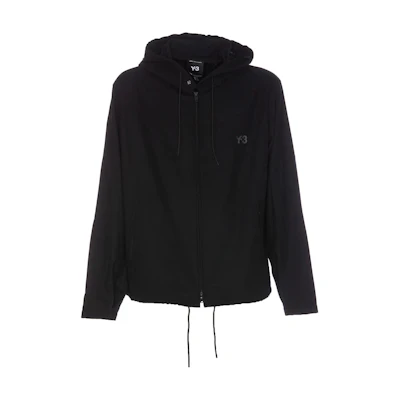 Y-3 Oversized Zip Hoodie Jacket Black IZ1881