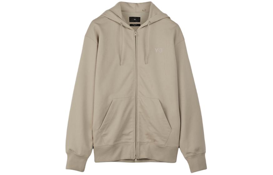 Order Y-3 オーバーサイズ ジッパー フーディー 長袖 ベージュ IV5618