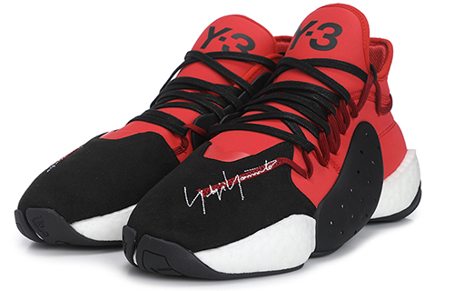 Shop Y-3 ''Rot Schwarz Basketballschuhe'' Y31D4X004C2