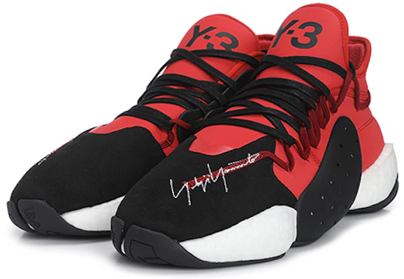Y-3 ''Rot Schwarz Basketballschuhe'' Y31D4X004C2 Shop Y-3 ''Rot Schwarz Basketballschuhe'' Y31D4X004C2