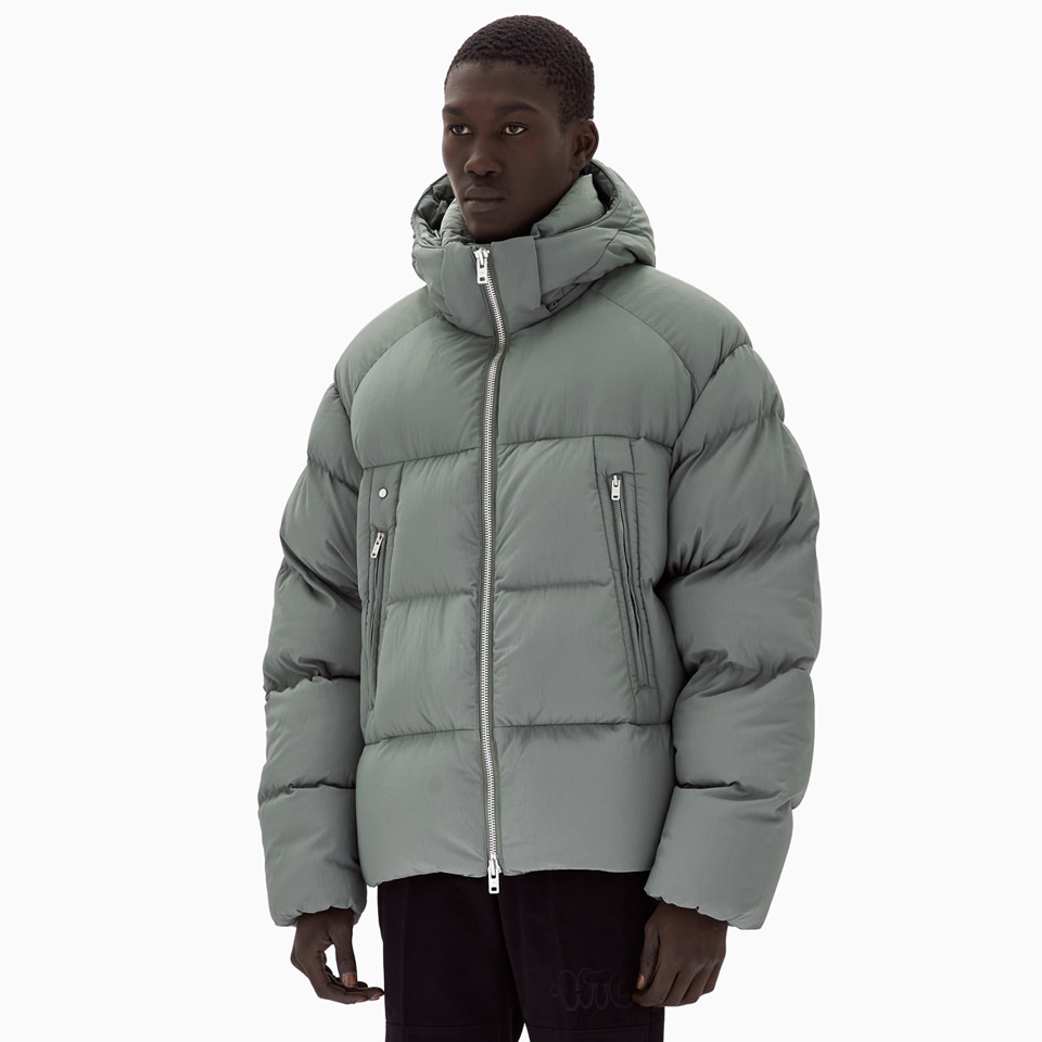 Shop Y-3 Chaqueta Hoodie con Cremallera Completa Verde Salvia IP5662