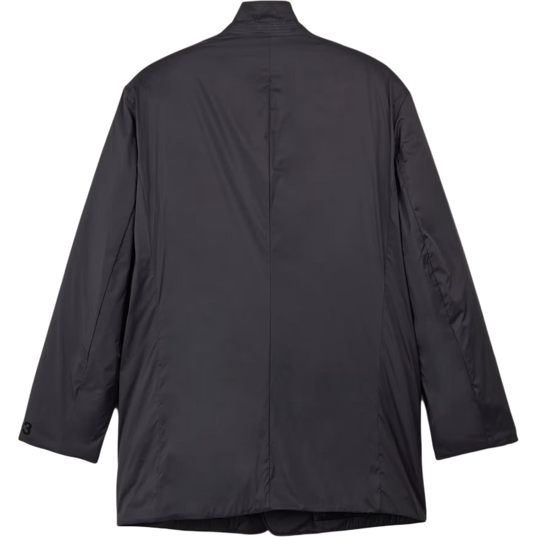 Lookbook Y-3  Single-Breasted Stand Collar Long Sleeve Jacket Black. IW7492