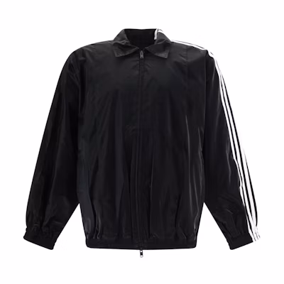 Y-3 Solid Black Zip-Up Long Sleeve Jacket IR6246