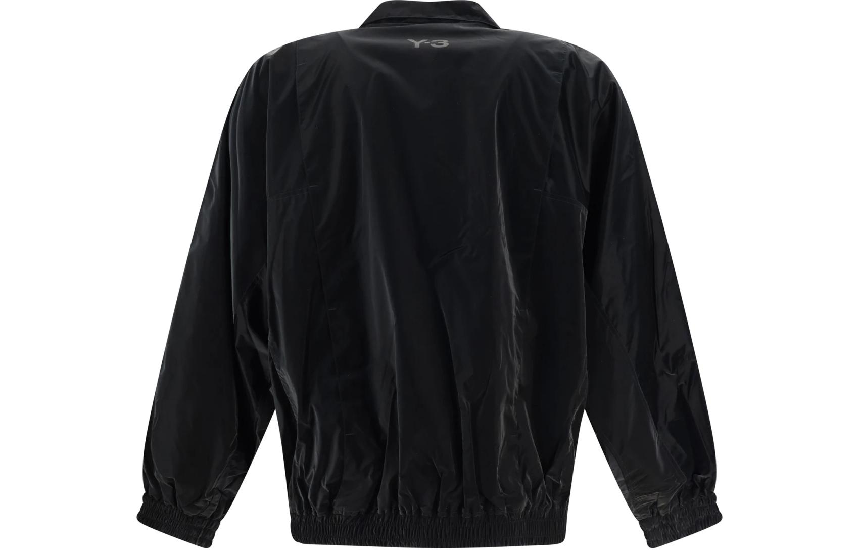 Lookbook Y-3 纯黑色长袖拉链夹克 IR6246