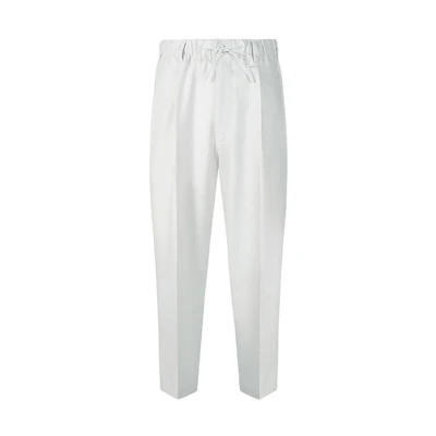 Y-3 Solid Color Mid-Rise Pleated Loose Straight Casual Pants HG6081