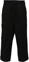 Y-3 Solid Color Relaxed Fit Pants with Elastic Waistband Black. IN4345 Y-3 Solid Color Relaxed Fit Pants with Elastic Waistband Black. IN4345