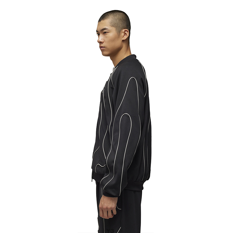 Purchase Y-3  Track Top Zip Baseball Jacket Black IR6262