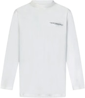 Y-3 White Long Sleeve T-Shirt with Logo Print Design. JE9279 Y-3 White Long Sleeve T-Shirt with Logo Print Design. JE9279