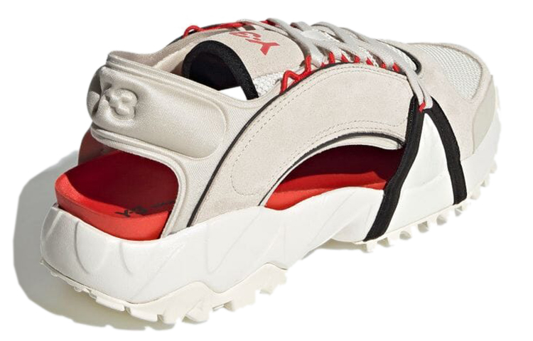 Shop Y-3 adidas Notoma Sandal Lichtbruin ''Bruin Pinkrood Zwart'' Sandalen FZ4509