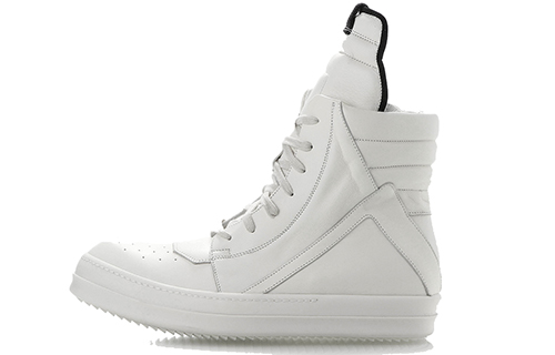 Buy Y-3 adidas Rick Owens "Blanc Hautes à Fermeture Latérale" RU16S3894LP0