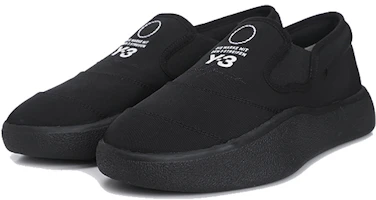 Shop Y-3 懶人鞋 低幫 運動休閒鞋 男女同款 黑色