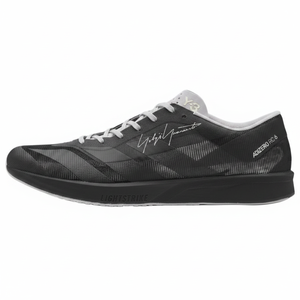 Y-3 ADIZERO RC6 Black Polyester Casual Lifestyle Shoes KI7792 shoes.