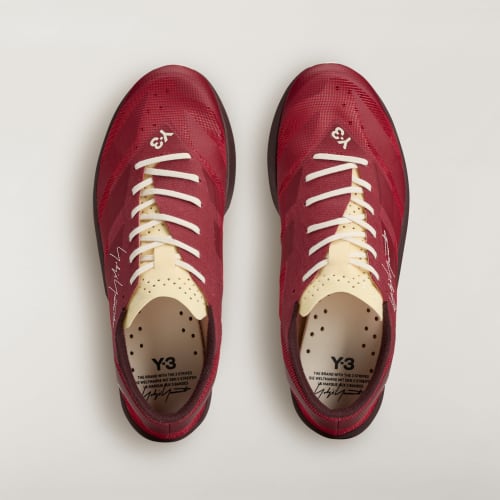 Shop Y-3 Adizero RC6 酒紅色跑鞋 KI7794
