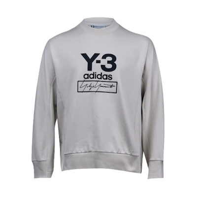 Y-3 All-Over Signature Logo Sweatshirt Beige FJ0433