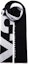 Lookbook Y-3 Alphabet Embroidered Scarf Unisex Couples Black HA6527BLACK