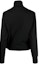 Lookbook Y-3 Asymmetric High Neck Black Long Sleeve Sweatshirt . HN4321BLACK