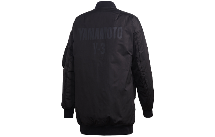 Y-3 Black Back Logo Zipper Jacket GK4366
