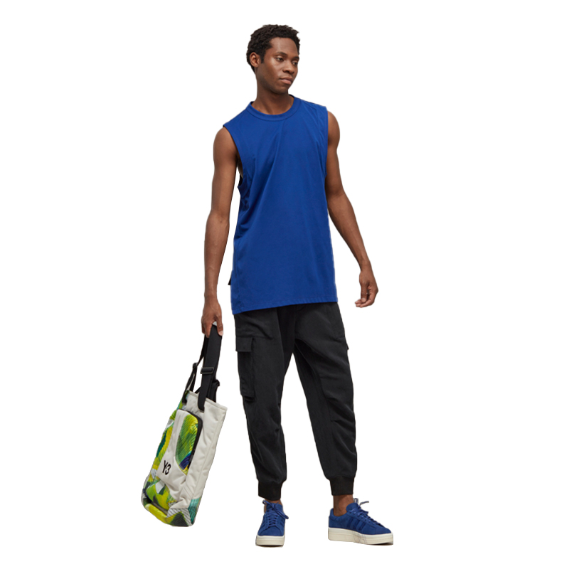 Sizing Y-3 Seluar Jogger Kargo Hitam Potongan Longgar Gaya Kasual. H63081