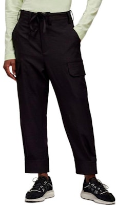 Y-3 黑色抽繩翻蓋口袋工裝褲 - 秋季系列 HG8665 Shop Y-3 黑色抽繩翻蓋口袋工裝褲 - 秋季系列 HG8665