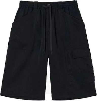 Y-3 Black Casual Solid Color Shorts with Side Pockets H63079 Buy Y-3 Black Casual Solid Color Shorts with Side Pockets H63079