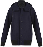 Y-3 Black Colorblock Long Sleeve Hoodie Jacket DP0495 Y-3 Black Colorblock Long Sleeve Hoodie Jacket DP0495