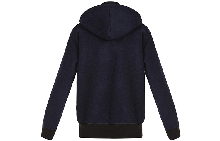 Lookbook Y-3 黑色拼接長袖連帽外套 DP0495