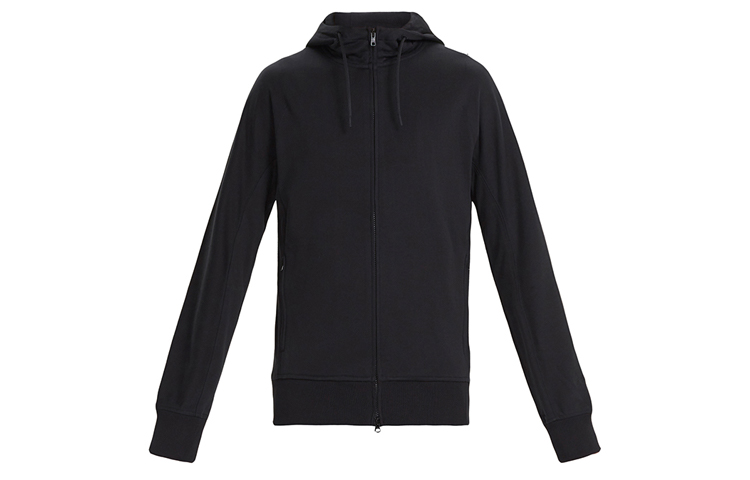 Y-3 Black Crewneck Sweatshirt with Signature Logo on Sleeves DY7254