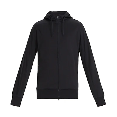 Y-3 Black Crewneck Sweatshirt with Signature Logo on Sleeves DY7254