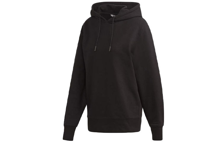 Lookbook Y-3 Black Crow Graphic Hoodie with Logo Design GD5030