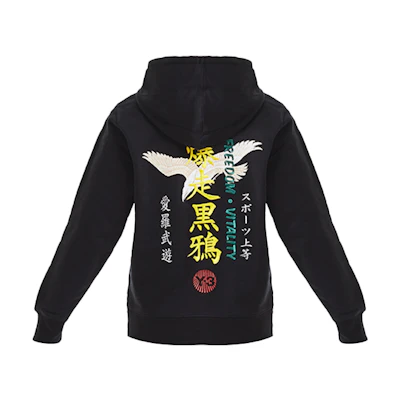 Y-3 Black Crow Pullover Sweatshirt Unisex - Black FS3399