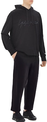 Y-3 黑色抽繩連帽長袖休閒上衣 FP8691 Shop Y-3 黑色抽繩連帽長袖休閒上衣 FP8691