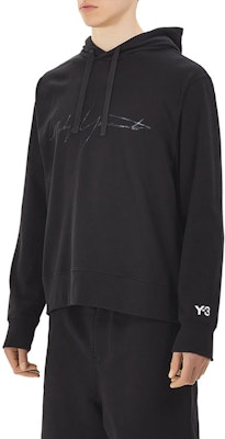 Y-3 黑色抽繩連帽長袖休閒上衣 FP8691 Purchase Y-3 黑色抽繩連帽長袖休閒上衣 FP8691