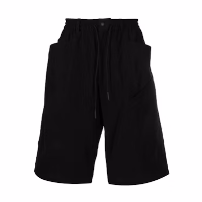 Y-3 Black Elastic Waist Bermuda Shorts GV4228