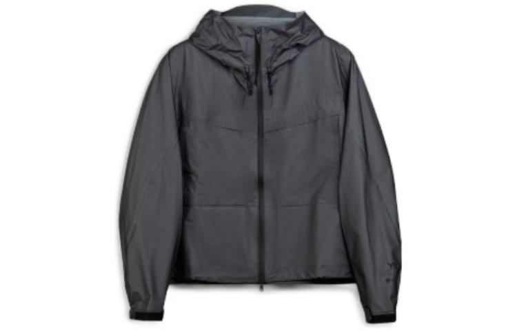 Y-3 Black Full-Zip Hoodie Jacket Unisex Casual Style. IA2982